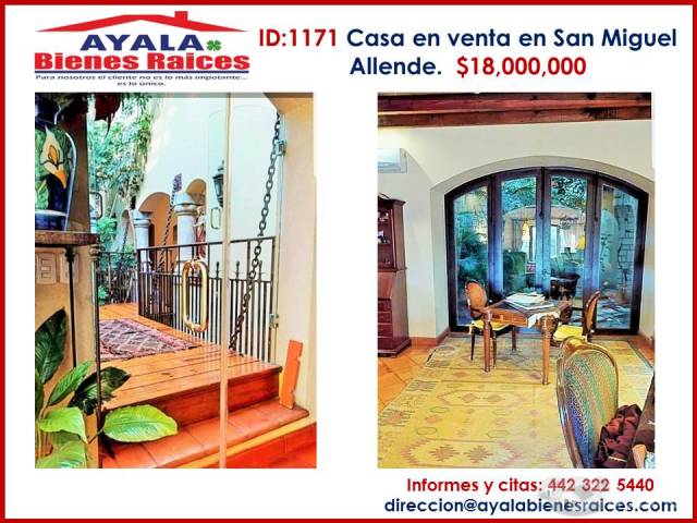 Casa en venta en San Migue de Allende $18,000,000