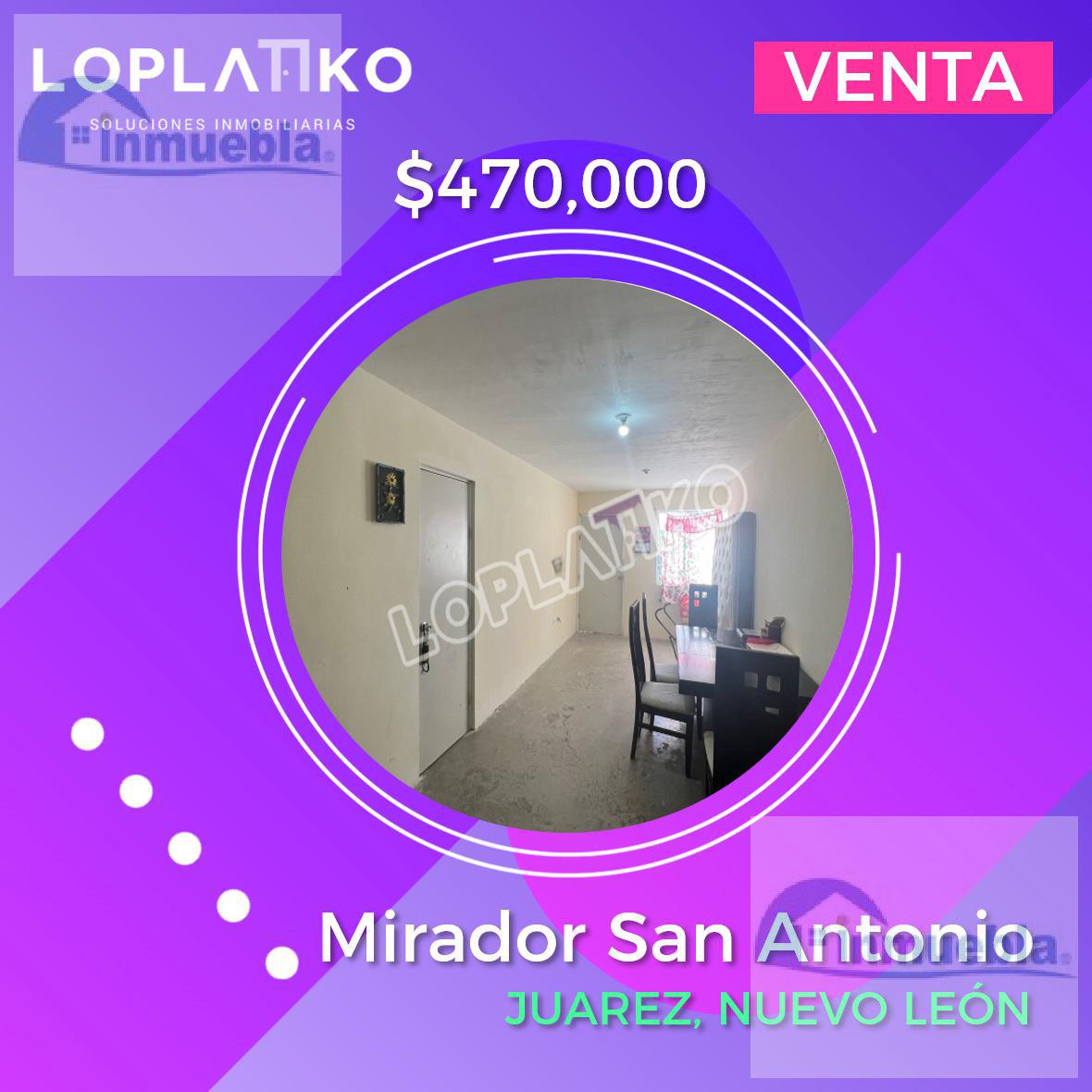 Casa en  Venta en Mirador San Antonio, Juarez, N.L.