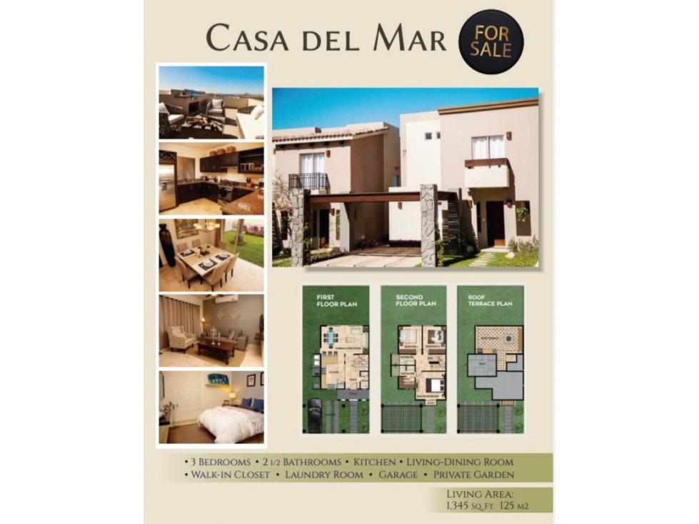 Se Venden Casas,Cabo del Mar, El Tezal,  CSL